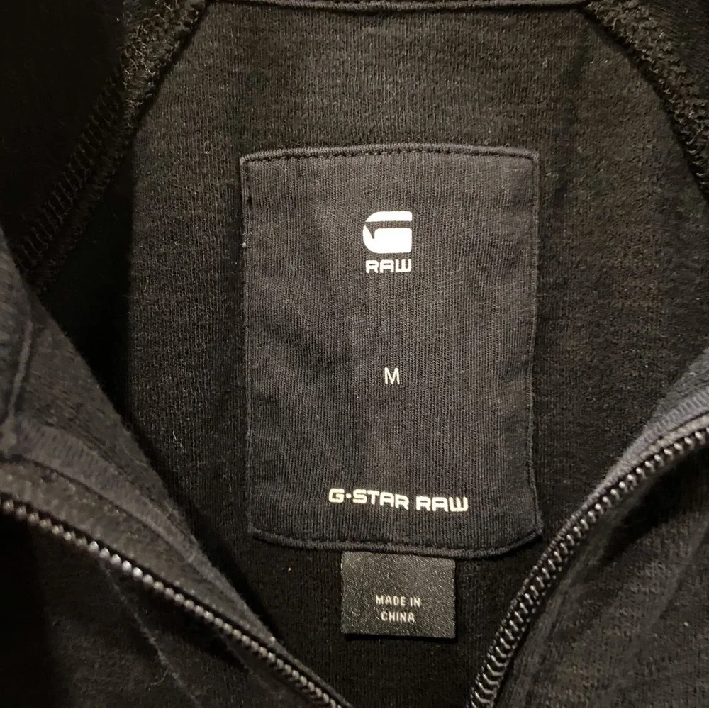 G-Star Raw Medium Jirgi Top Jacket Mock Neck Full Zip Black